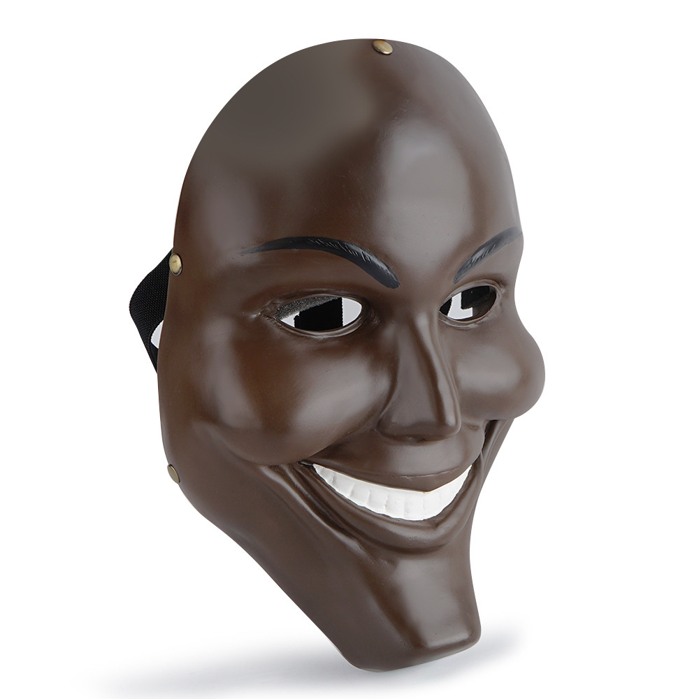 珍藏版人类清除计划god恐怖面具笑脸十字面具全脸面具树脂礼品