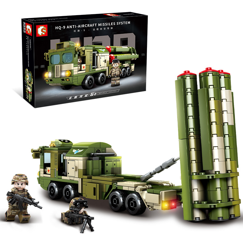 森宝正版授权红旗导弹系列积木兼容乐高拼装益智创意diy积木玩具