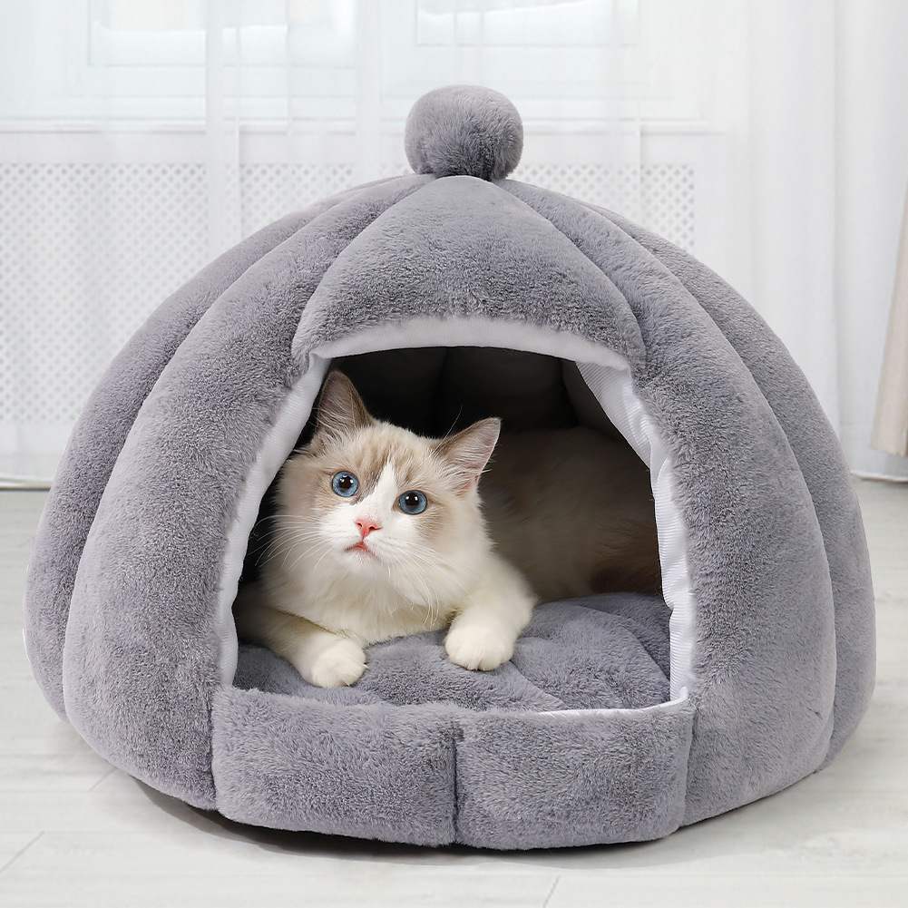 Factory Direct Sales Pet Bed Cathouse Doghouse Mongolian Bag Warm Four Seasons Universal Pet Bed Cross-Border