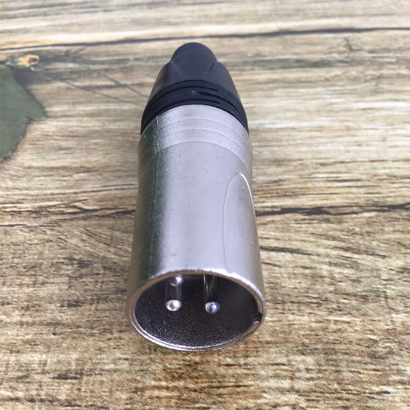 卡侬公对母插头插音频头话筒卡侬公头三芯卡农焊接麦克风卡侬母头