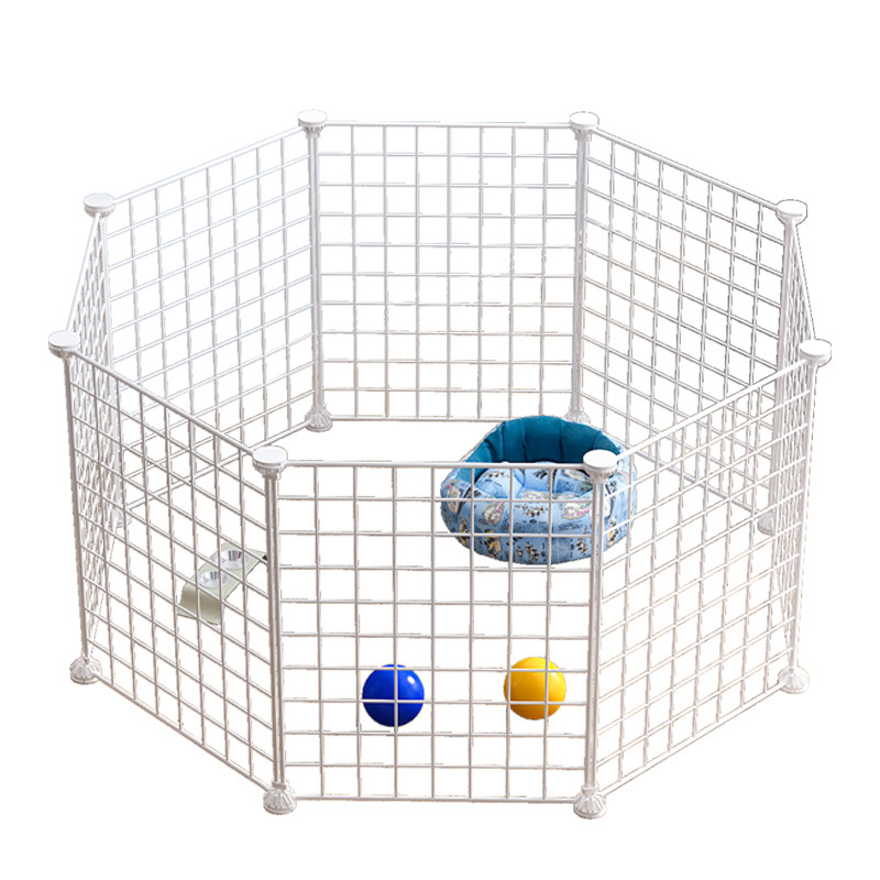 Dog Fence Pet Indoor with Toilet Dog Cat Cage Isolation Gate Fence Free Combination Small and Medium-Sized Dogs Fence