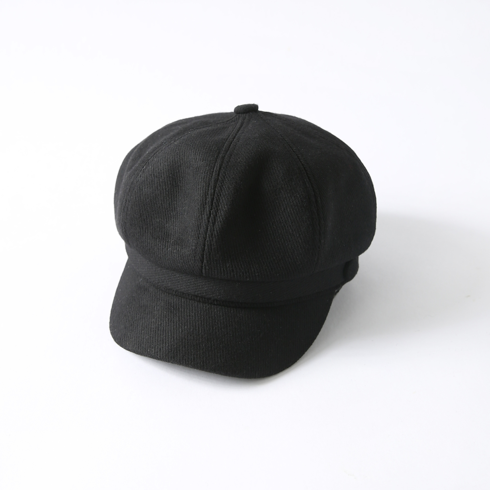 黑色贝雷帽子女夏季薄款英伦复古秋冬日系韩版网红画家报童八角帽