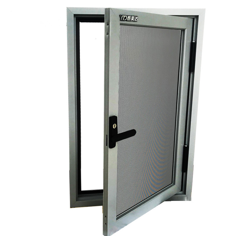 维盾铝合金高透纱网平开式可拆卸纱窗防蚊纱窗定制内外平开形纱窗