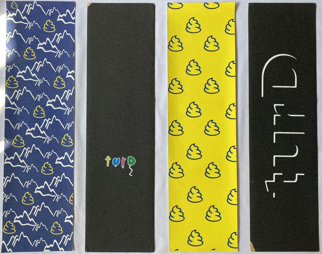 grizzly小熊砂纸专业滑板大便砂纸双翘新款透明彩色砂peace滑板店