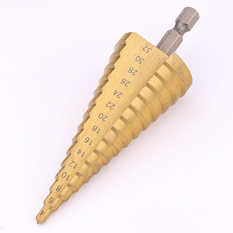 宝塔钻头万能阶梯锥形打孔开孔器德国型多功能扩孔器不锈钢扩孔器