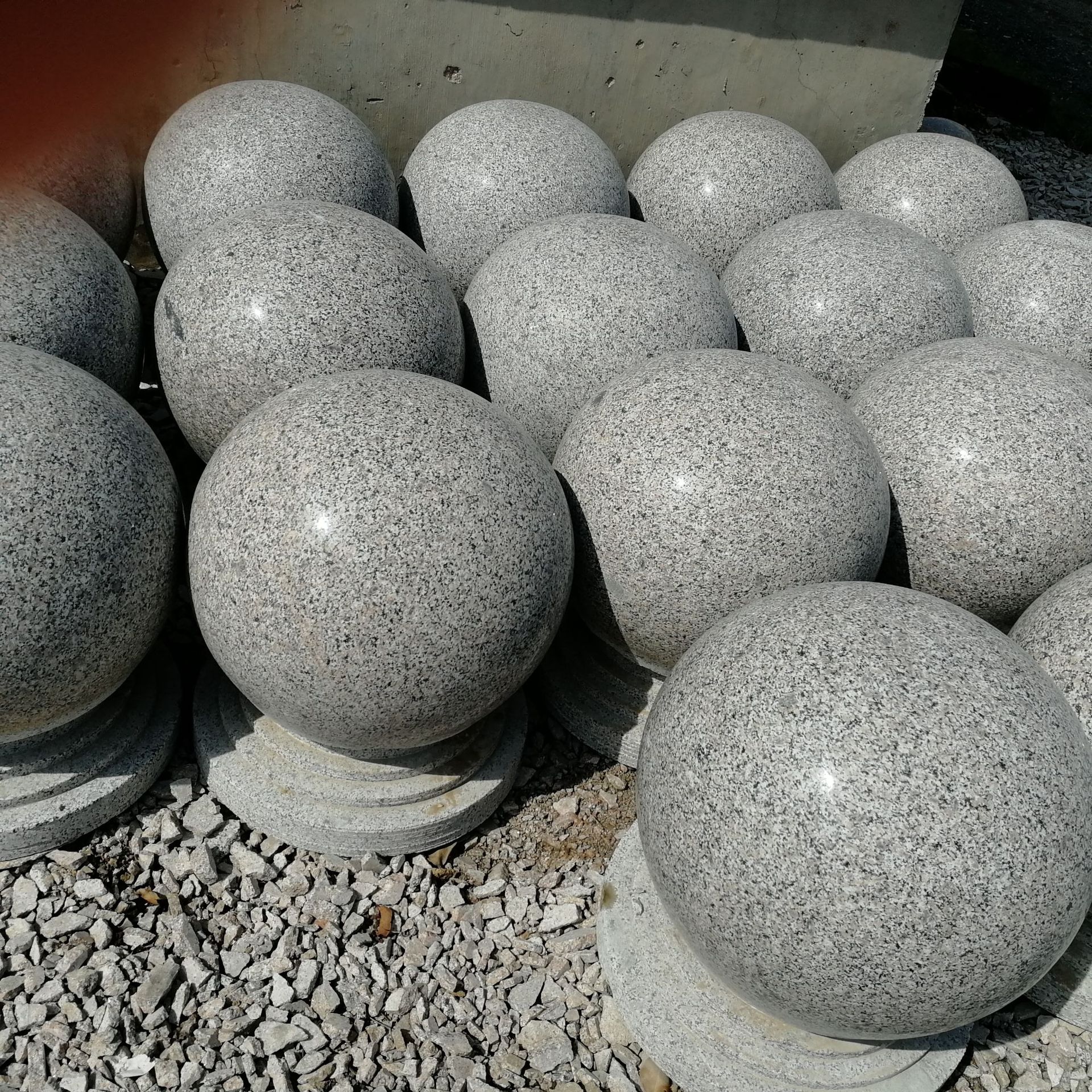 石球石墩路障 广场学校花岗岩防撞石球 挡路圆球-阿里巴巴