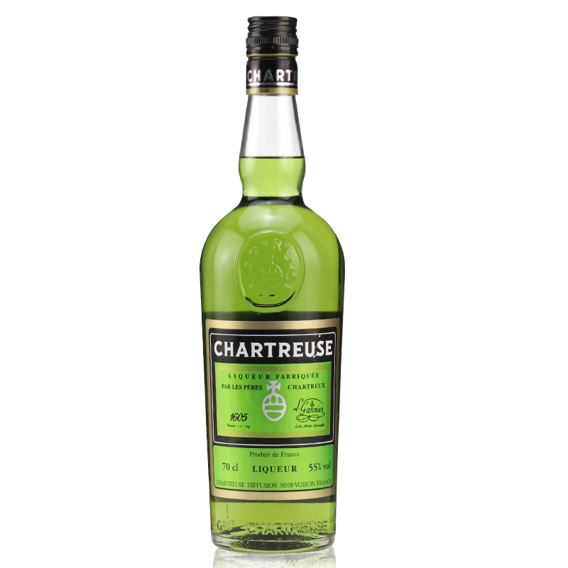 法国查特绿香甜酒(配制酒)绿荨麻酒 chartreuse green liqueur