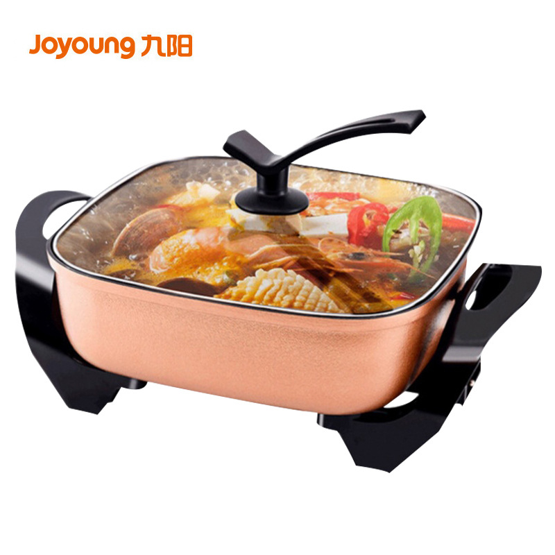 适用于九阳电火锅 jk-45h02升级款 6l大容量 韩式方锅