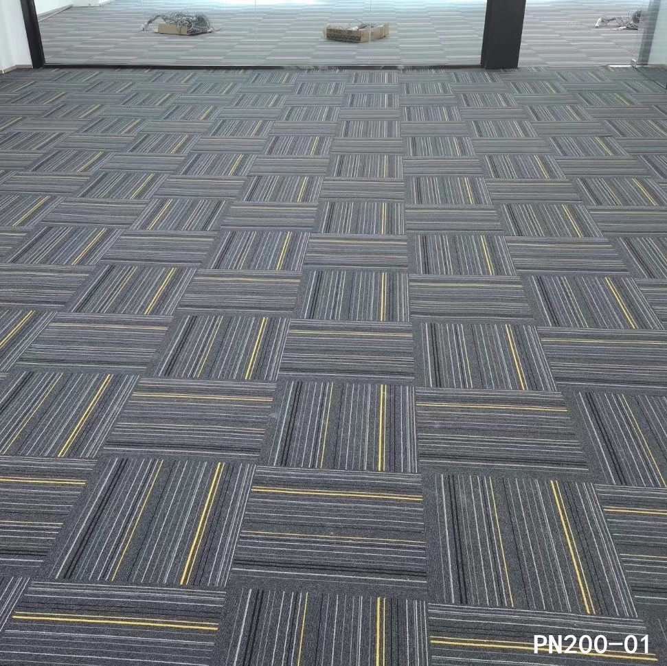 办公室地毯台球厅拼接方块毯卧室走廊尼龙材质防潮阻燃地毯地垫