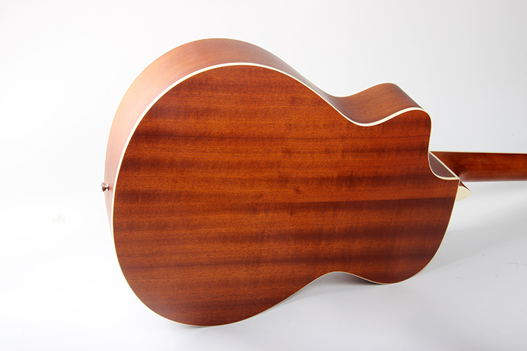 【实力真工厂】批发41寸云杉木单板面单民谣木吉他异形桶guitar