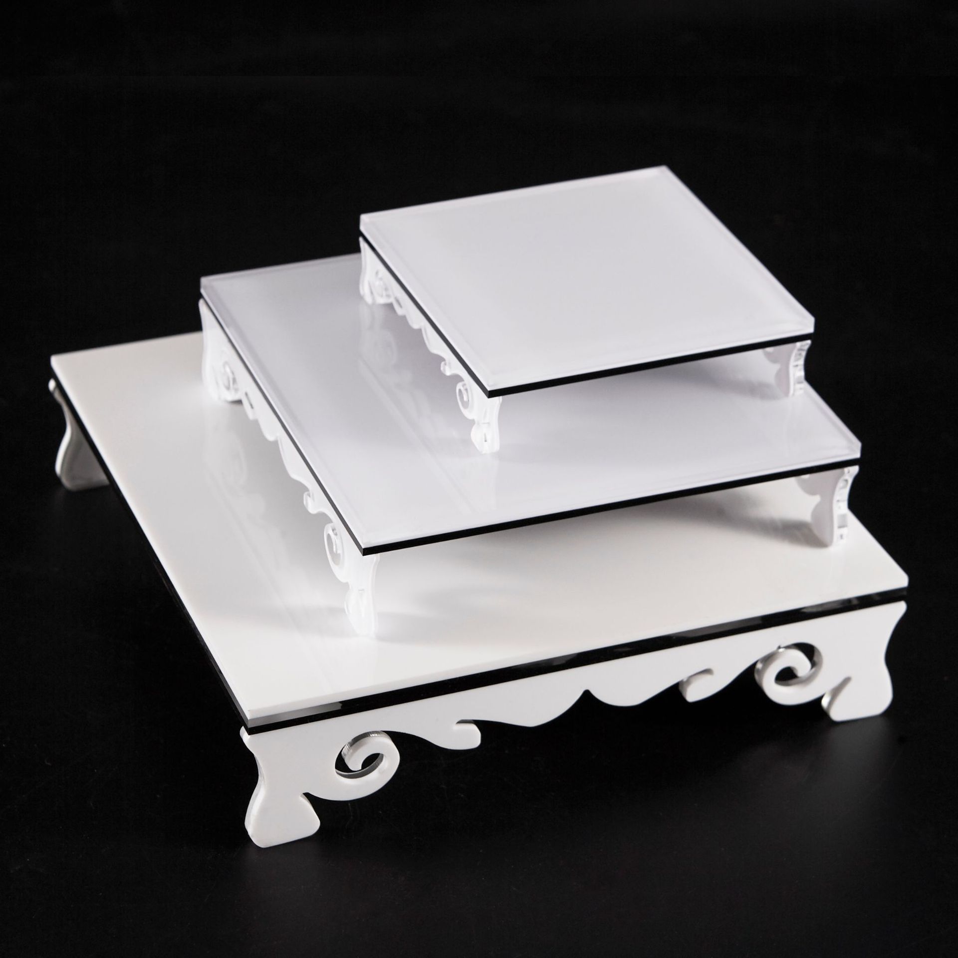 定制特色亚克力u型展示架 压克力化妆品首饰陈列摆放架精品托架