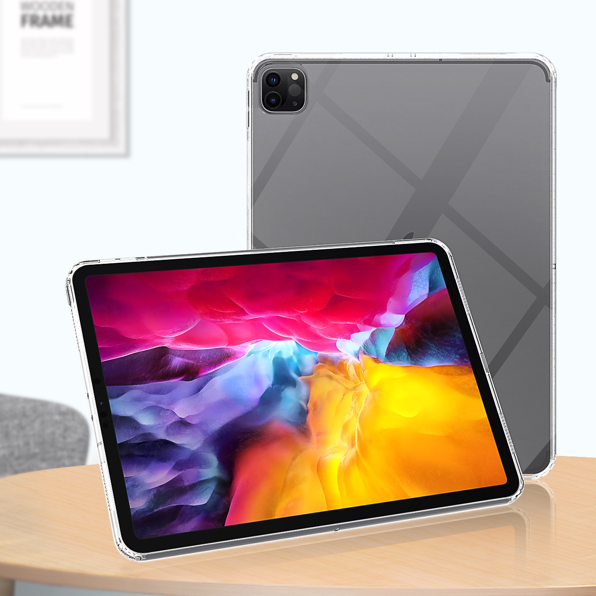 热销新款 适用苹果ipad pro 11高透亚克力平板壳 套啤防摔平板套