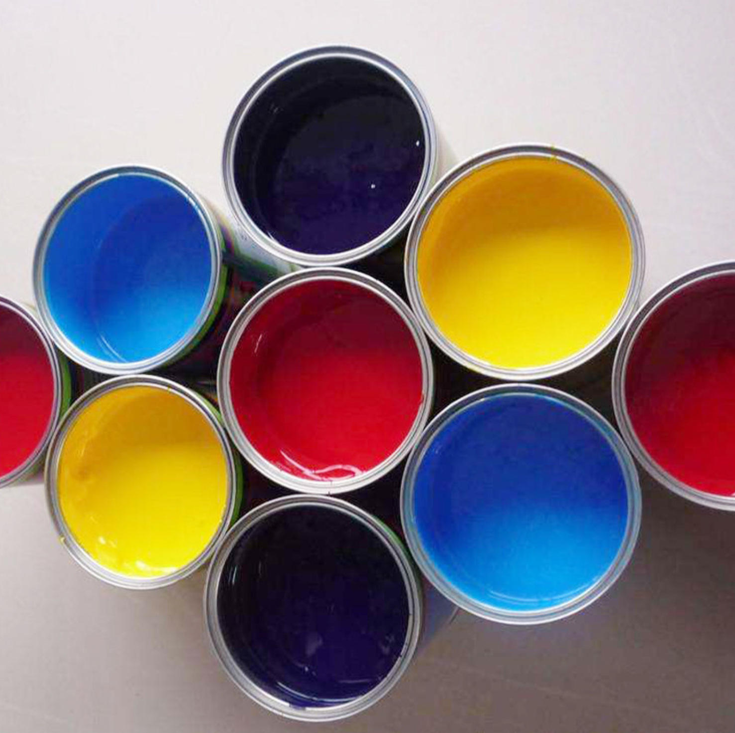 专色丝网印刷耐高温热转印油墨36个色服装烫画高弹洗水唛转印油墨