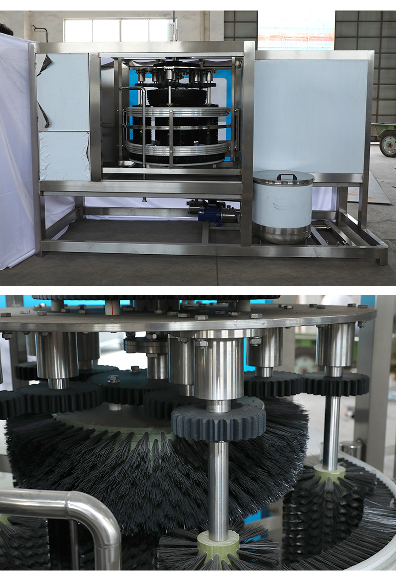 全自动高速旋转式外刷机 桶装水全自动洗桶机 大桶水刷桶机清洗