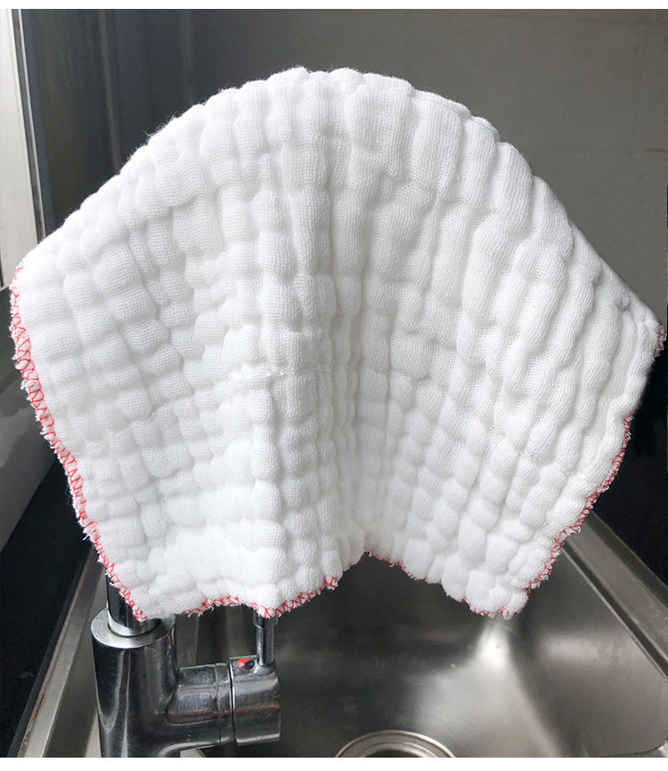 纯棉纱抹布 加厚洗碗布吸水不掉毛百洁布全棉抹布厨房不沾油抹布