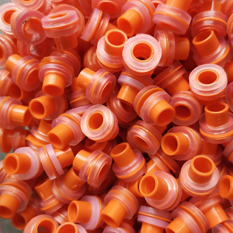 4分免生料带内牙透明堵垫 双皮圈加厚堵胶垫 红绿角阀龙头堵垫