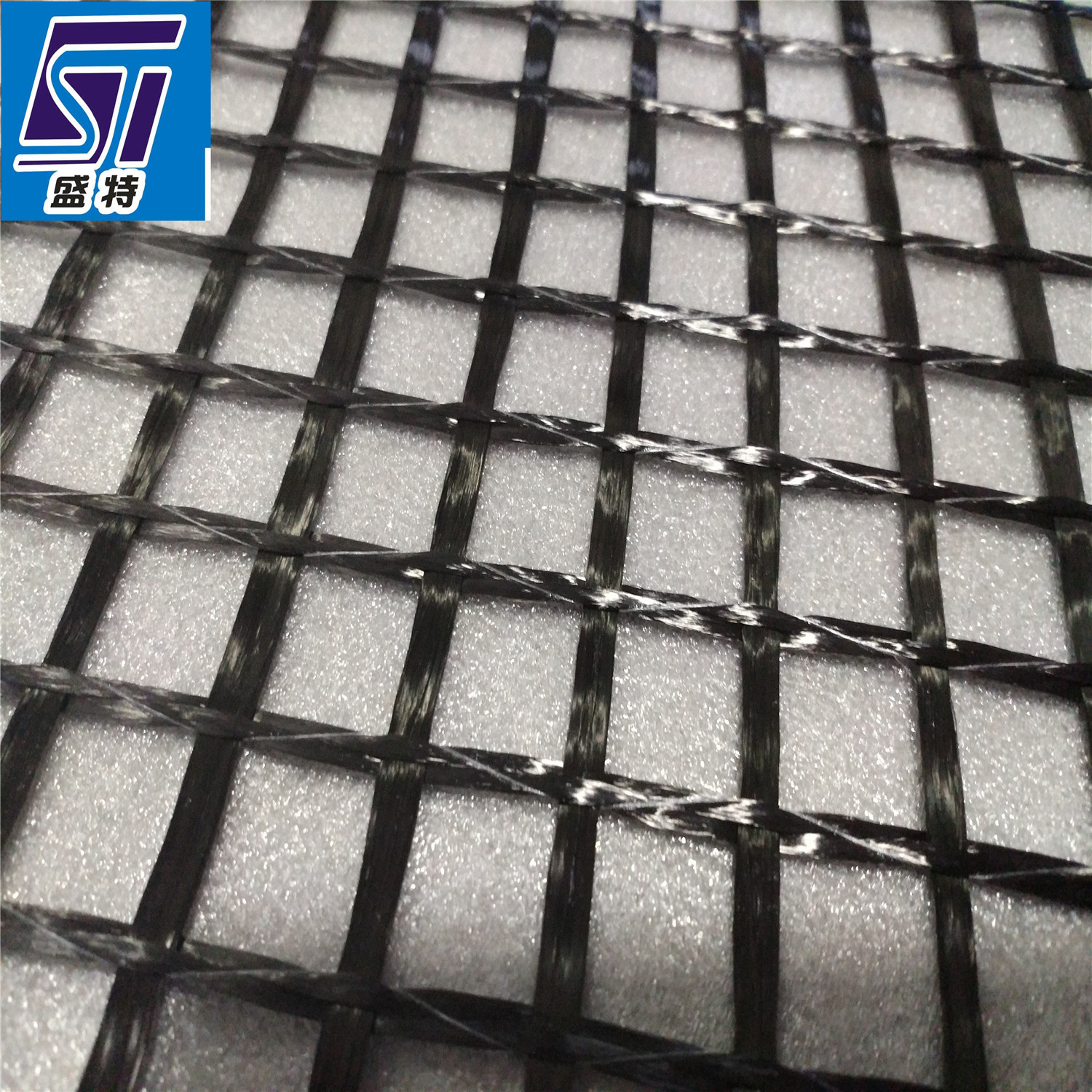 碳纤维网格布frp桥梁隧道加固碳纤维布2cm宽网眼/量大网格可定制