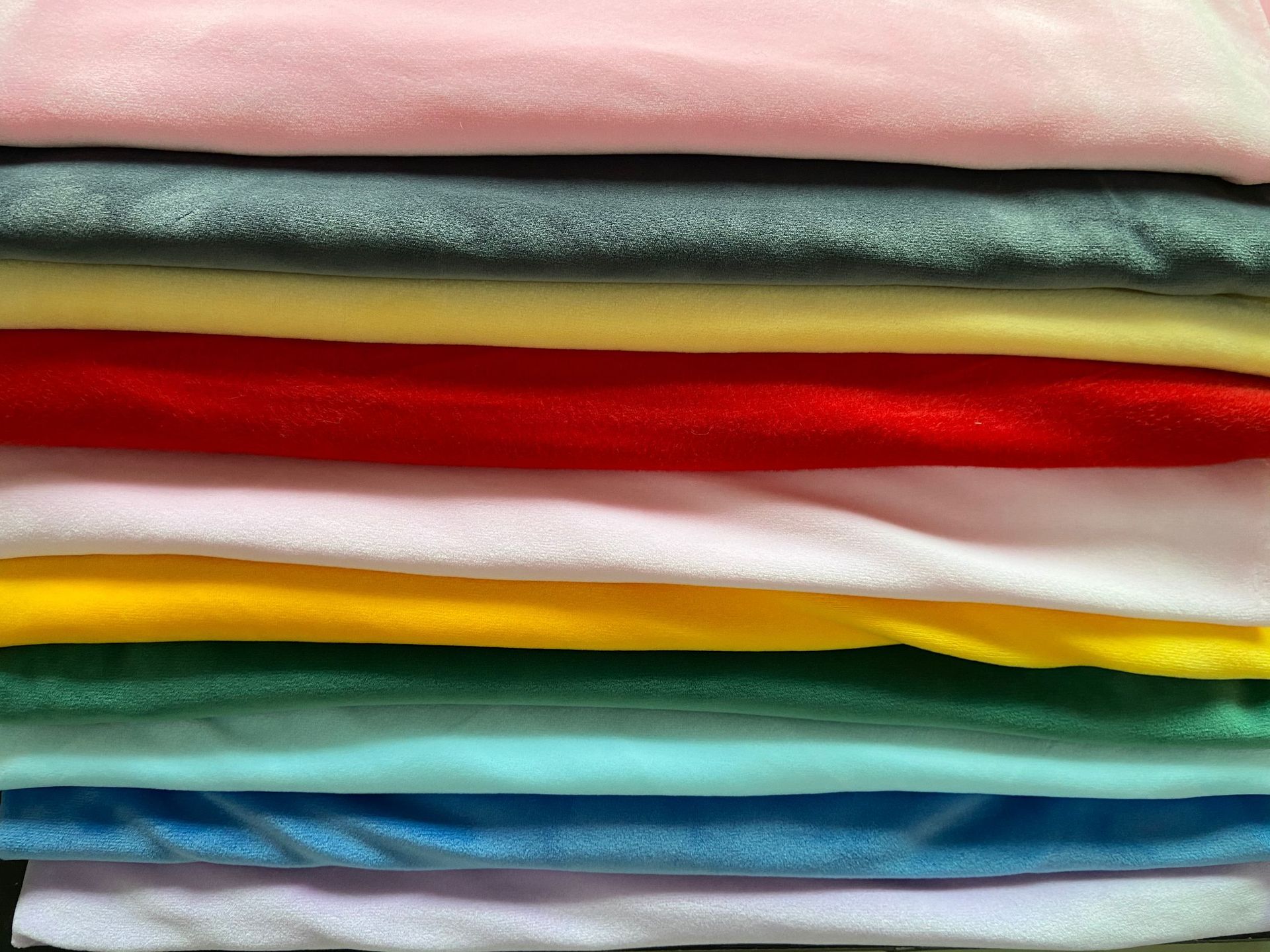 氨纶超柔布料 高弹水晶超柔四面弹绒布 童装鞋帽箱包毛绒玩具面料