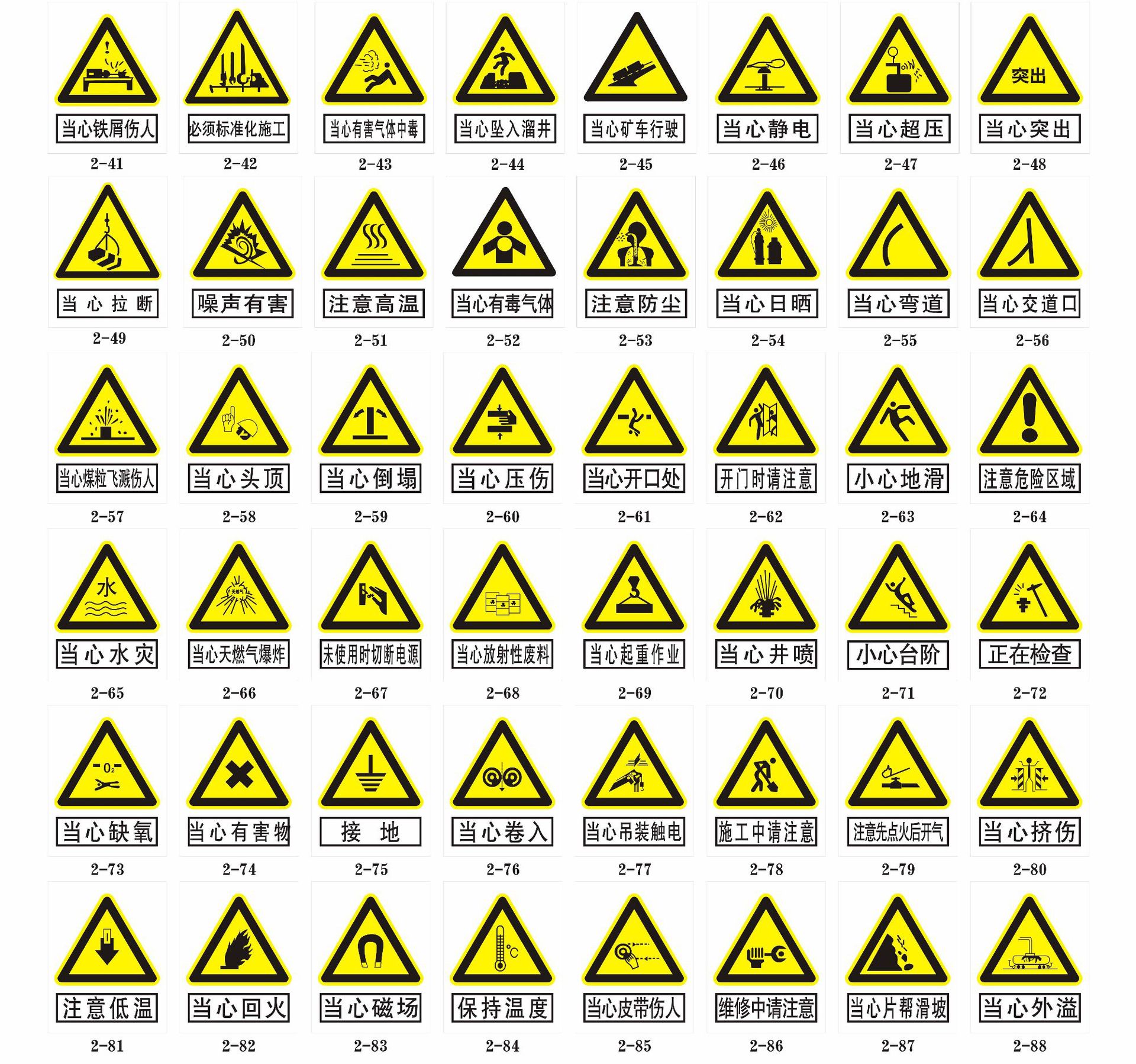 铝合金反光安全标志警示牌禁止牌电力杆号塔号牌相序相位牌搪瓷