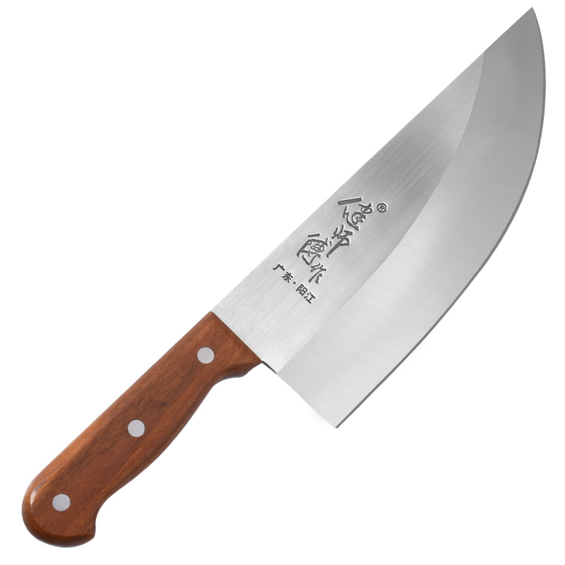 阳江刀具健师傅作屠宰肉档用刀 杀猪刀削牛肉片刀