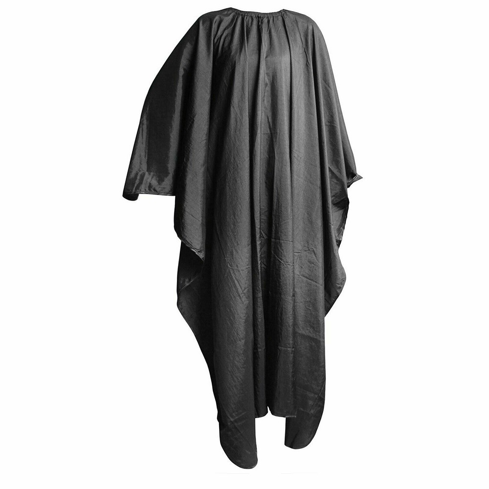 产品名称:黑色理发围布 产品材质:涤塔夫 规格尺寸:140*90cm 商
