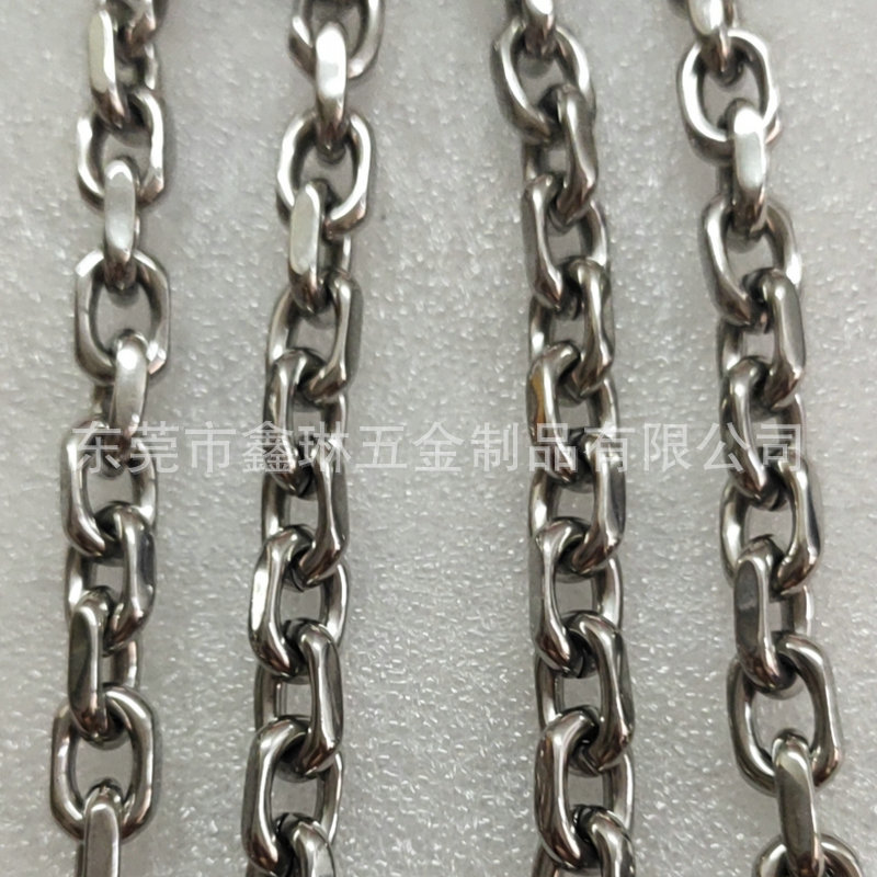 Wholesale Stainless Steel Necklace Men & Women Trendy Non-Fading NK Thick Straps Diamond Chain Hip Hop Chain DIY Ornament Accessories