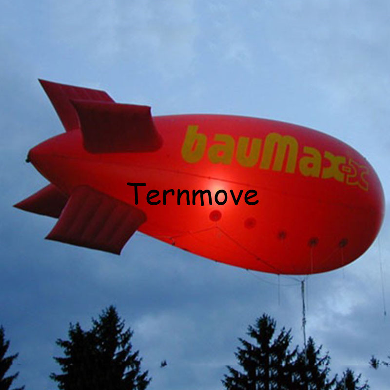 pvc充气led发光升空飞艇飞机飞船模型开业庆典广告灯光空飘装饰