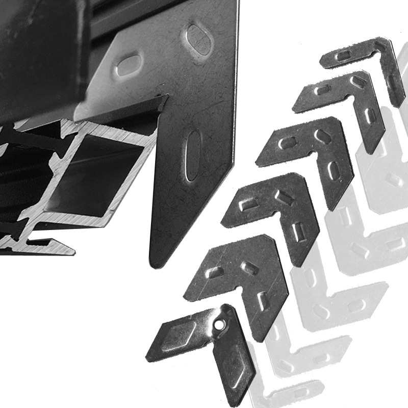 不锈钢角码组角片 门窗配件固定角码断桥角码连接钢片