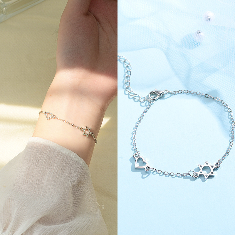 女个性紫水晶手链女时尚生日礼物送闺蜜的礼物项链闺蜜的项链送闺蜜