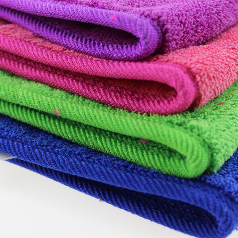 带挂绳珊瑚绒抹布 地板布 百洁布 吸水不掉毛 30*40cm