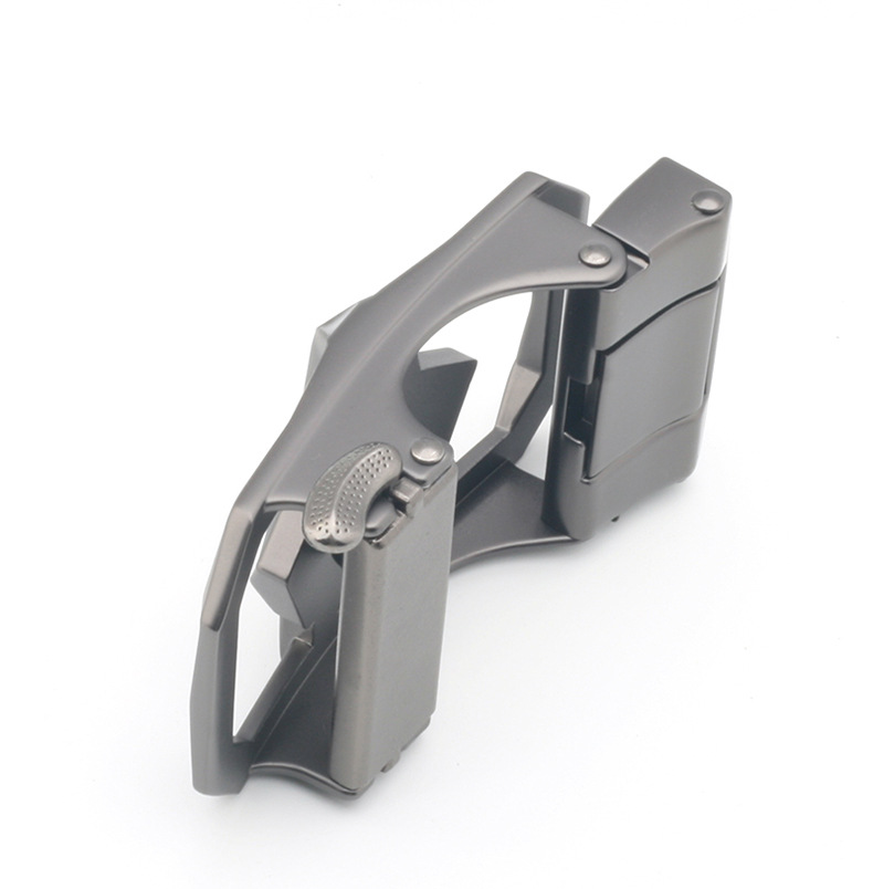 皮带头 腰带扣 自动扣 腰带配件 合金扣头男裤带头弹簧扣定制logo