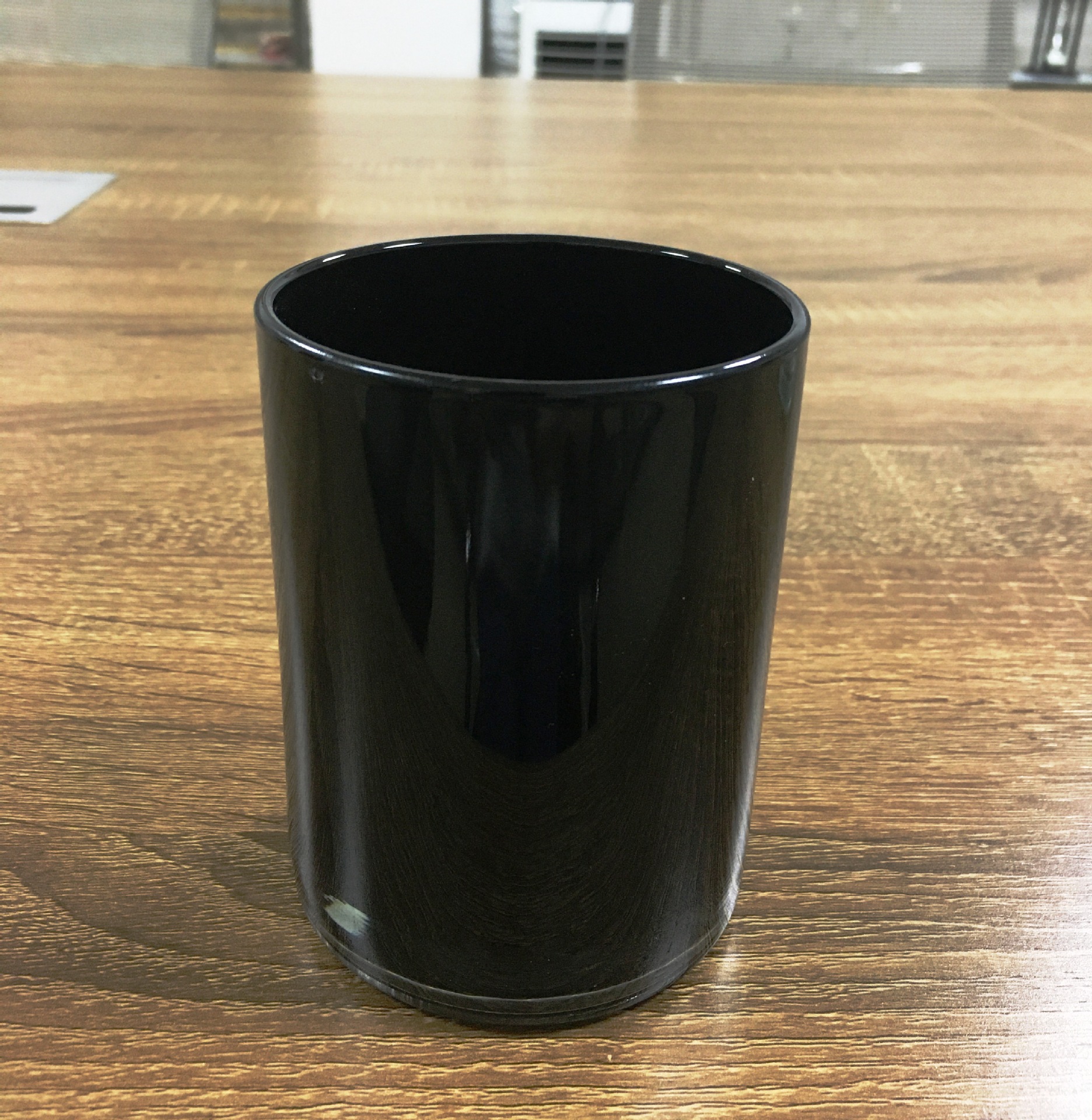 黑色玻璃杯 厚底蜡烛杯 diy香薰烛台 手工蜡容器 厂家特惠促销