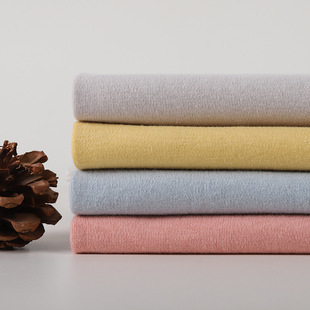 彩棉a类纯棉面料 现货200g全棉精梳汗布 婴儿隔尿垫彩棉布料