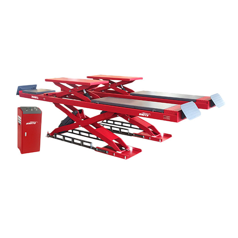 优耐特u-d55汽车大剪举升机四轮定位专用子母大剪举升机正品上海