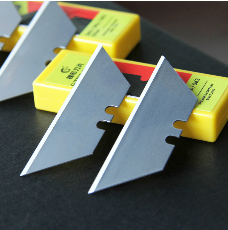 申兴梯型刀片异形刀片刀具折叠电工刀地毯刀片梯形非标刀片