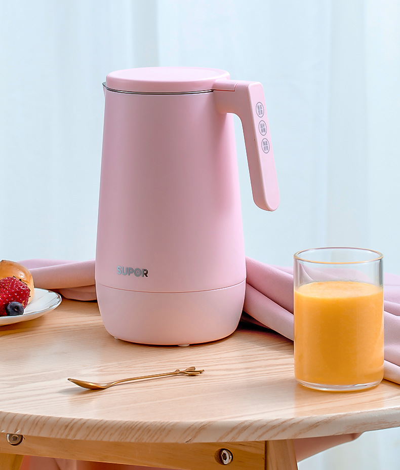 supor苏泊尔迷你豆浆机家用小型全自动破壁免过滤煮dj06bp103