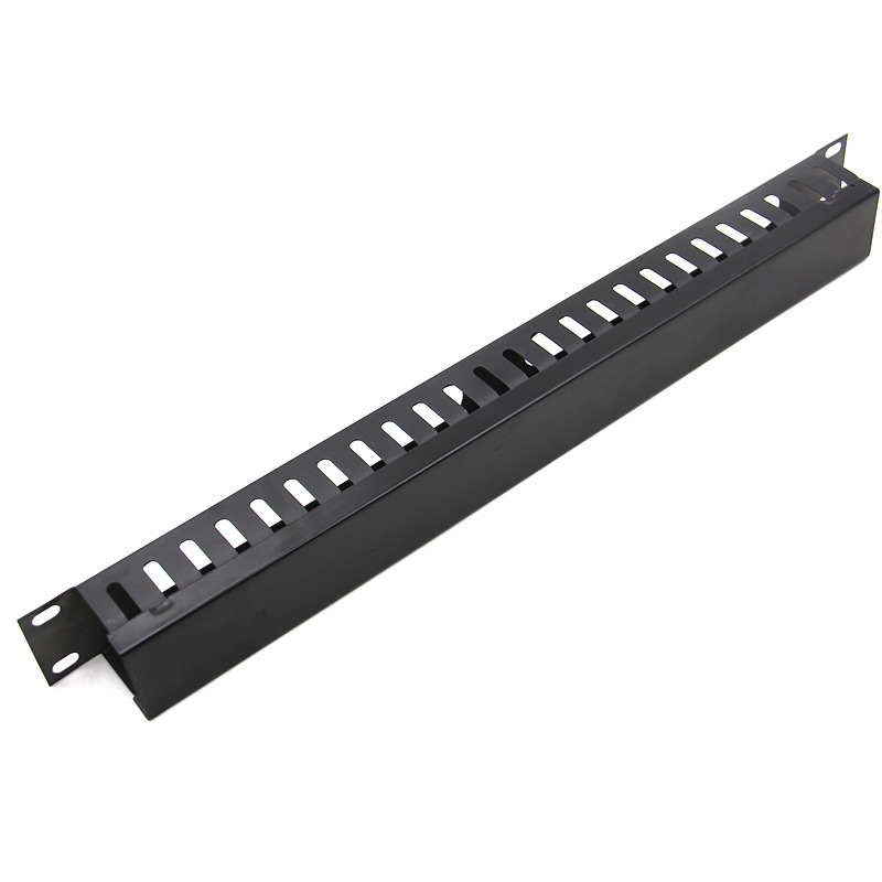 25档50口机柜理线架19英寸1u机柜理线器适用网络配线架电话配线架
