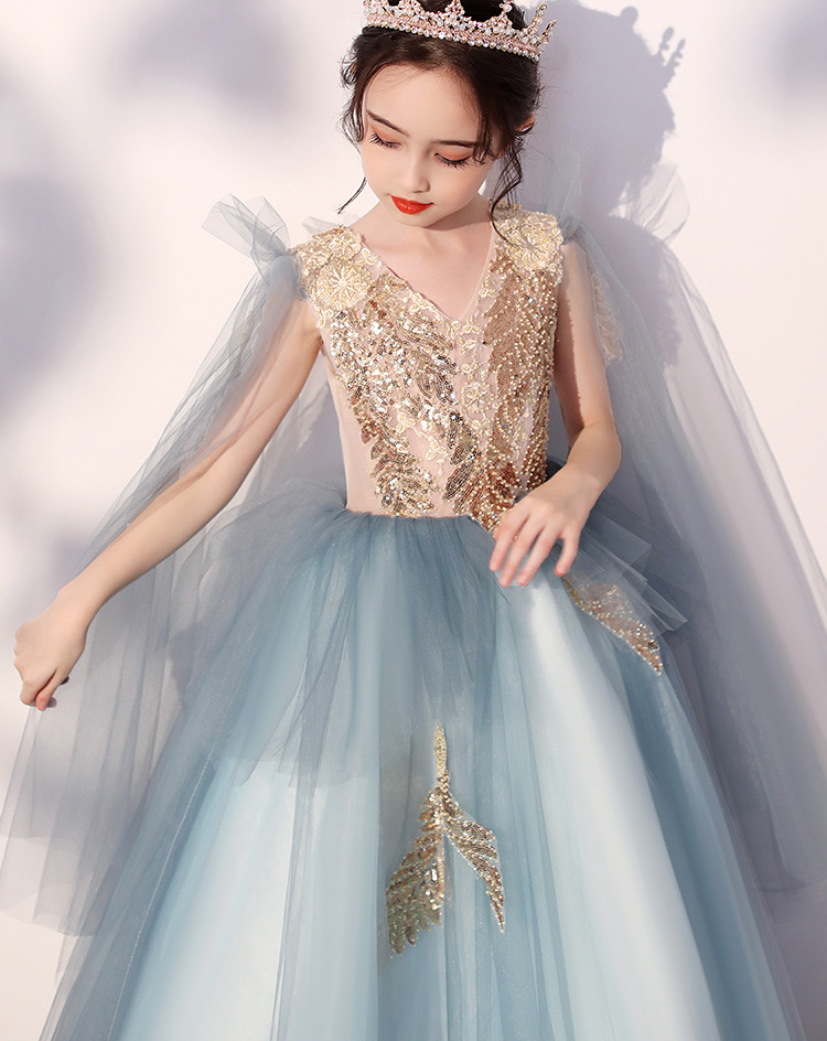 儿童礼服公主裙春蓬蓬纱洋气超仙女童生日走秀钢琴演出礼服