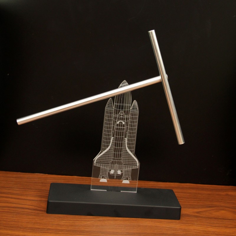 混沌摆牛顿摆永动机钢铁侠创意商务礼品反重力模型摆杆摇杆