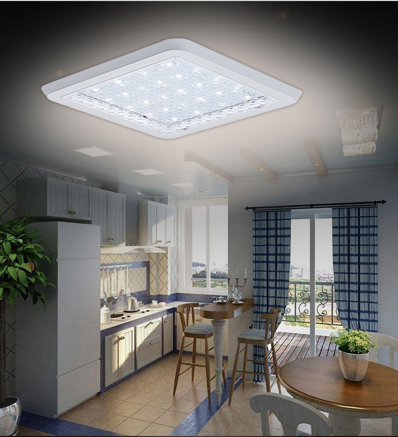 明装厨房灯led吸顶灯厨卫灯吸顶灯阳台走廊卫生间浴室灯防水雾气