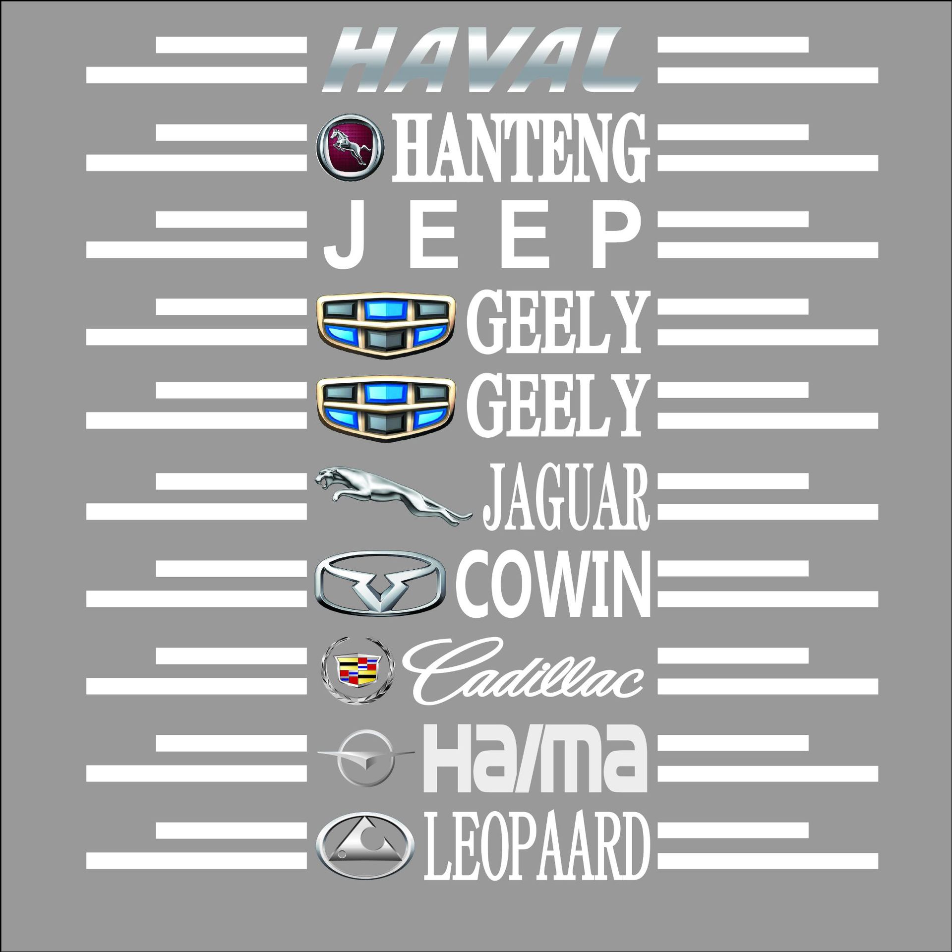 热转印汽车标烫画 汽车门槛条防踩踏汽车logo烫画图案定制批发