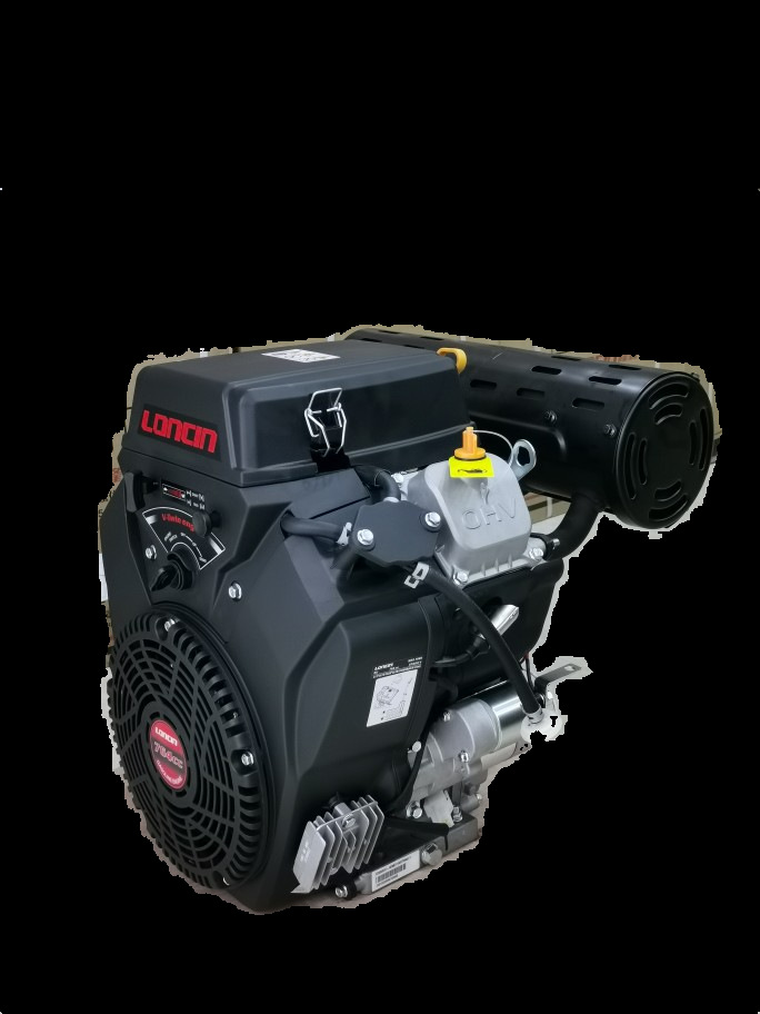 隆鑫双缸汽油发动机loncin 764cclc2v80fd船用高速插秧机农机抽沙