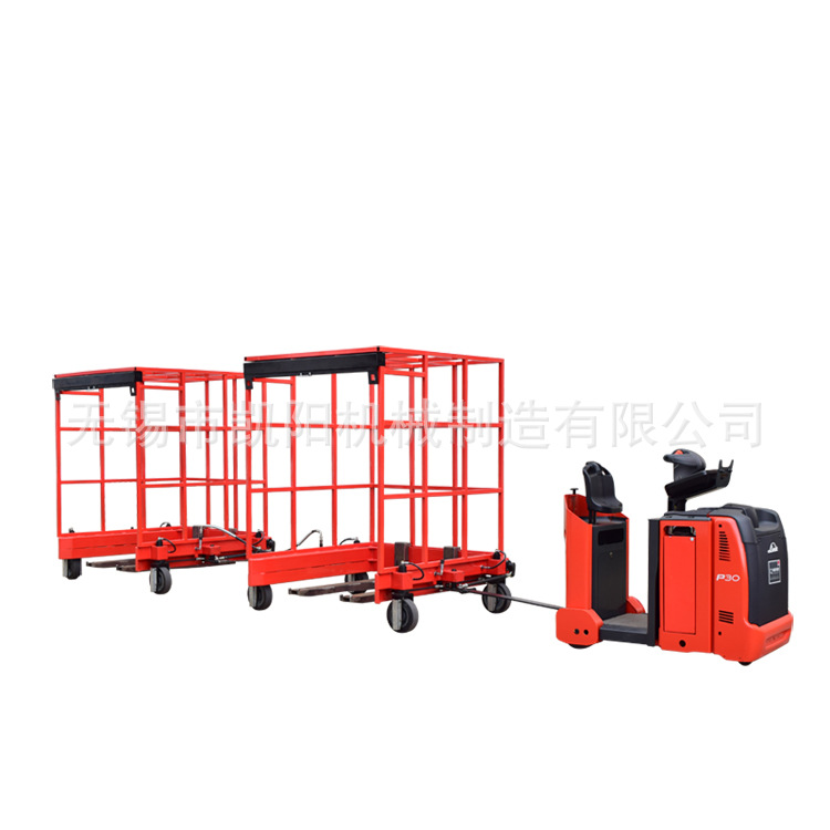 c-frame护栏型物流升降车milk run循环取货车搬运车液压agv物流车