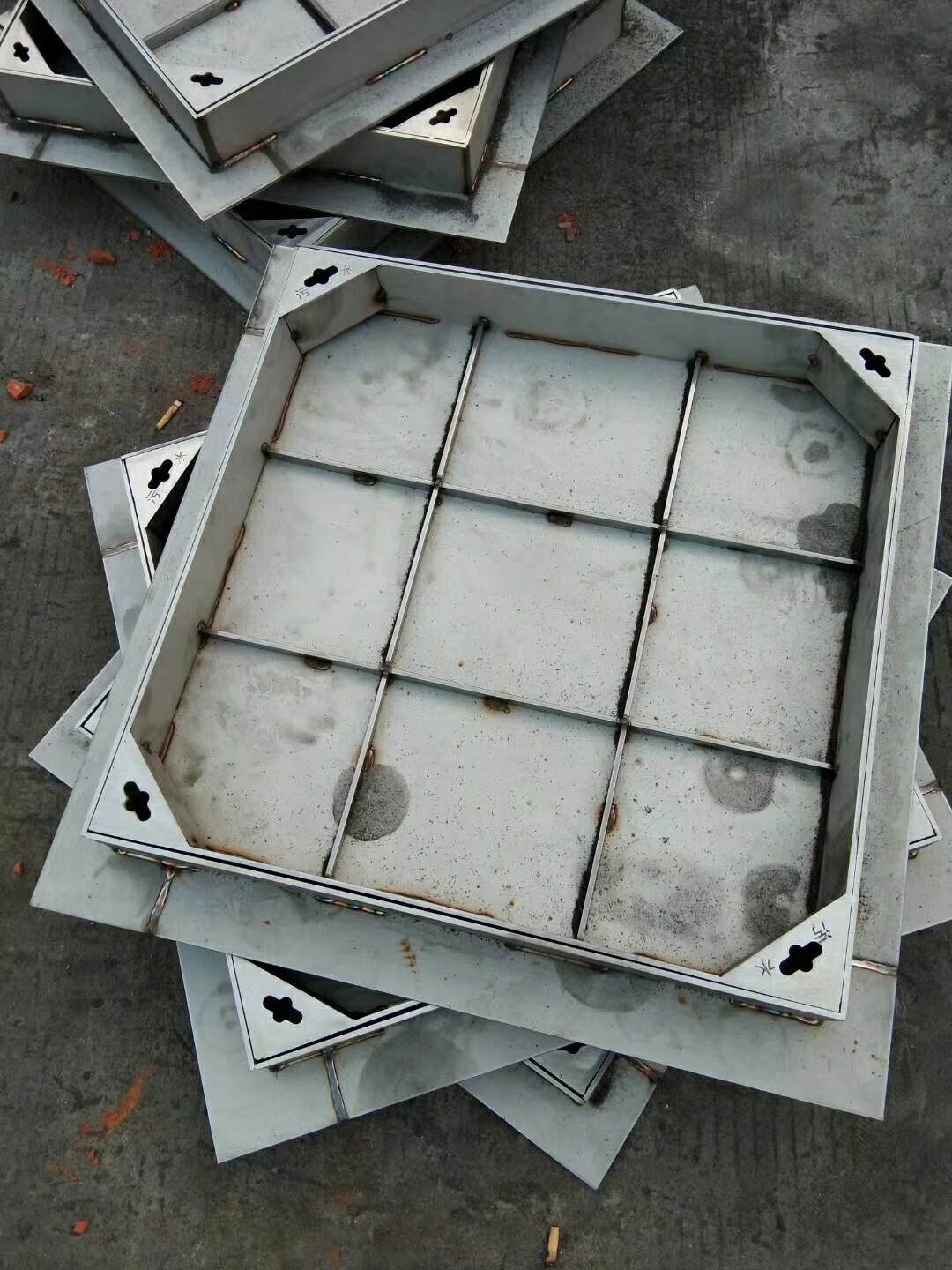 不锈钢方形井盖 不锈钢水沟盖板 304不锈钢井盖制品 不锈钢制品厂