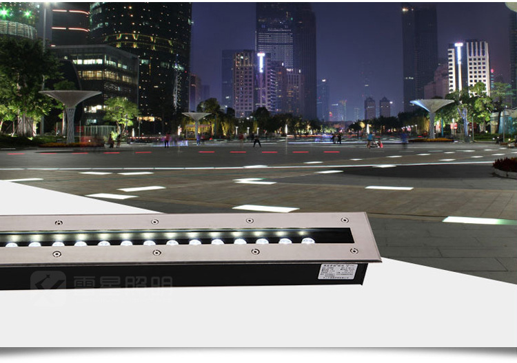 led长条形地埋灯18w36w墙角灯洗墙灯大功率台阶射灯厂家批发