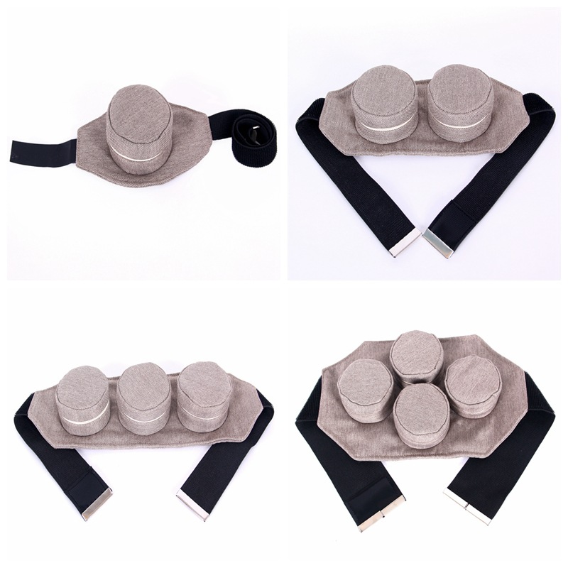 佑嘉布艺 铜随身灸 艾灸盒布套 非镂空颈肩四联灸衣 艾灸布套定做