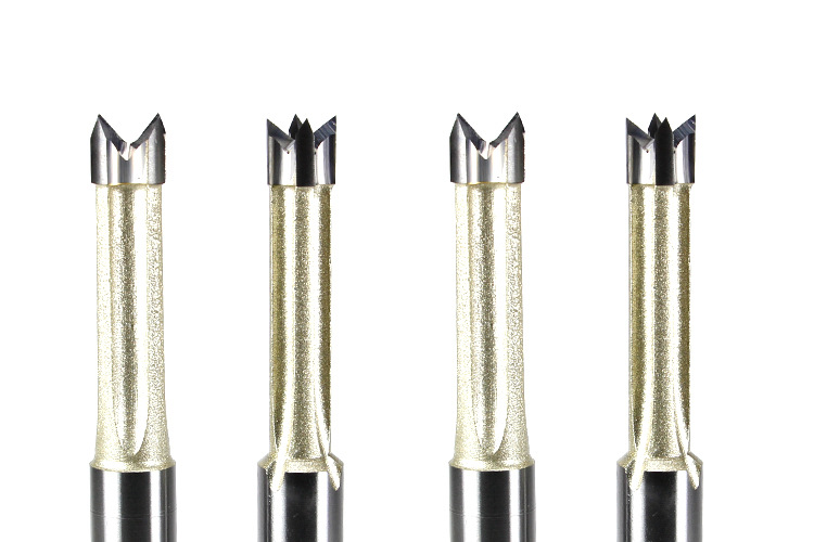 亚维斯合金榫槽刀榫眼刀荀眼刀四齿直刀开榫机刀具1/2柄81012毫米