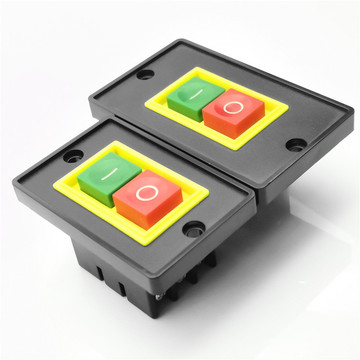 qcs1 台钻电机控制开关 停止启动开关 扣押按钮开关 380v 大小面
