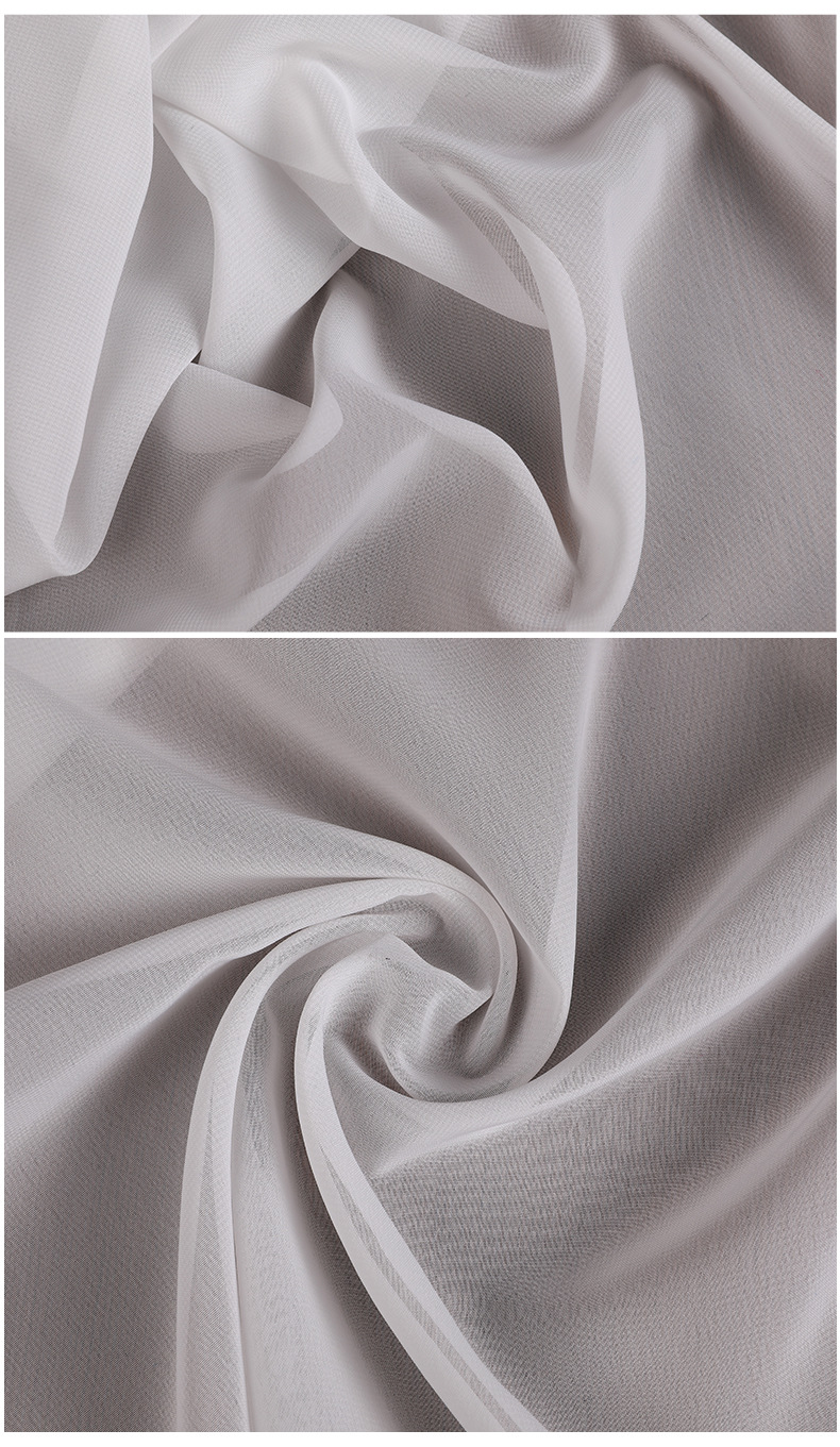 100d佐积麻雪纺 加捻缎面雪纺佳丽纱佐积麻连衣裙夏装涤纶面料