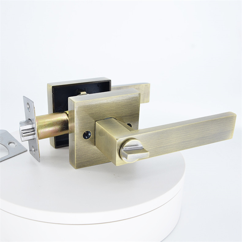 三杆式重型执手锁具 室内卧室房门锁 室内门锁机械门锁定制